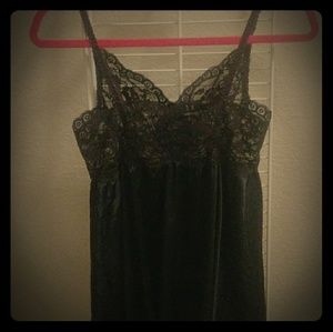 Vintage Black lace camisol